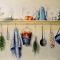 muurschildering keuken